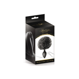 Plug anal pompon noir 